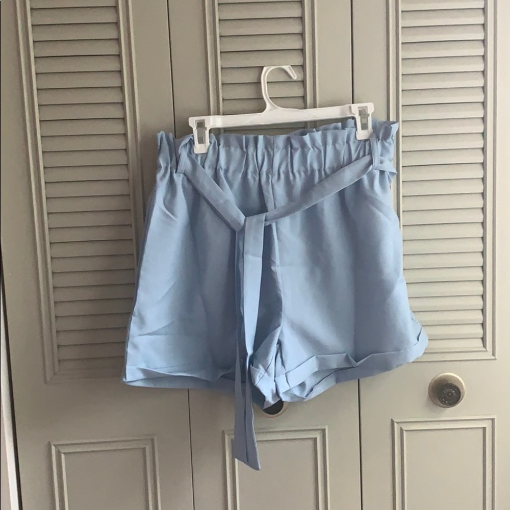 High Waisted Flowy Shorts NWOT